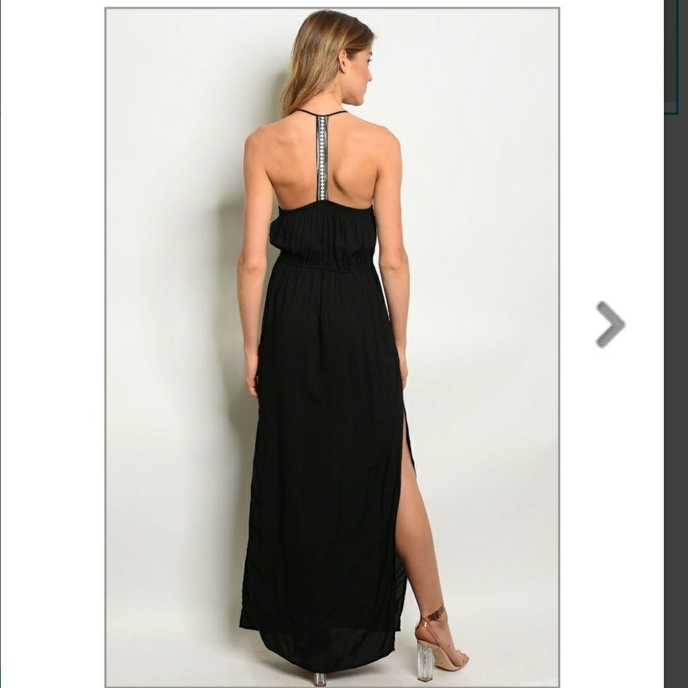 Elegant Black Maxi Dress